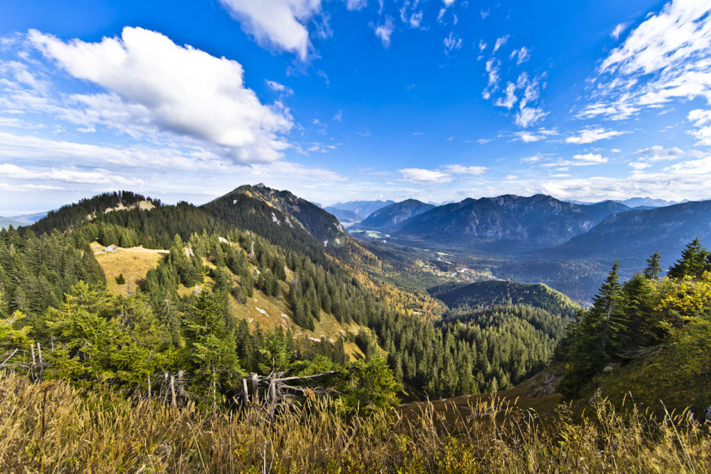 Mountainbiking in den Ammergauer Alpen © Anton Brey Eine Berglandschaft in den Ammergauer Alpen.