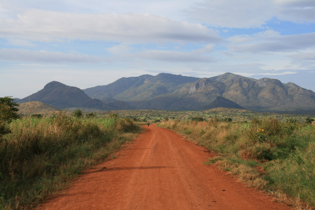 Sandweg in Afrika